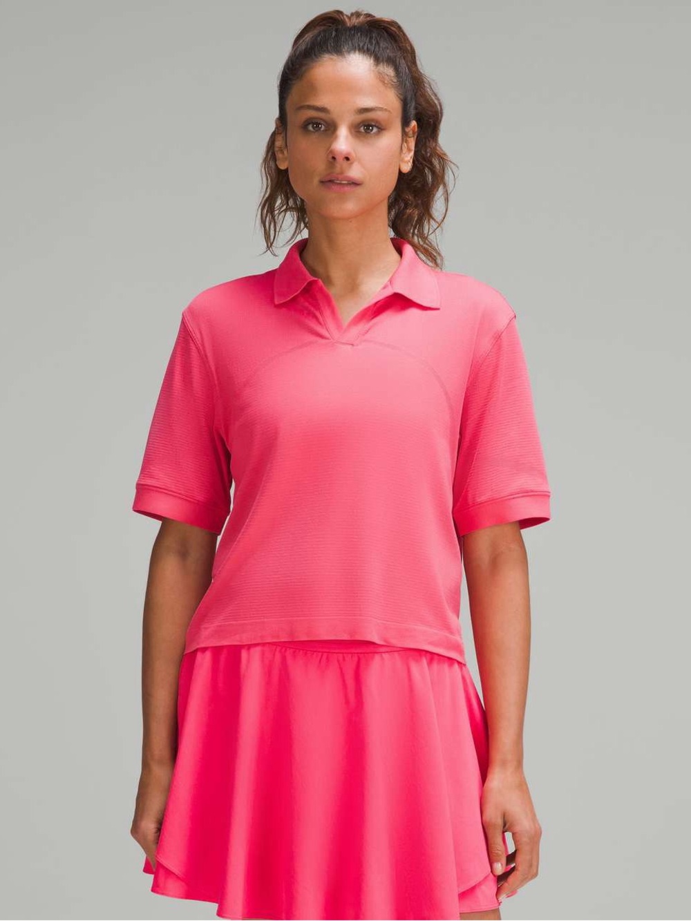 Lululemon • Swiftly Tech Relaxed-Fit Polo Shirt • Lip Gloss